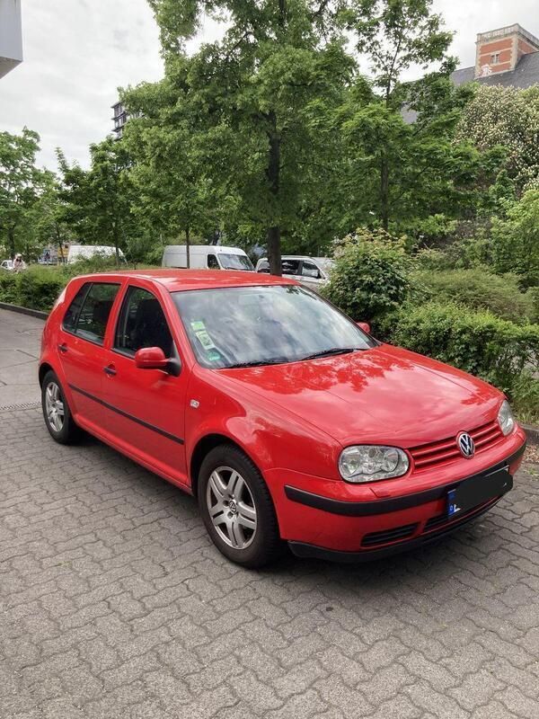 Rot Gebraucht 2000 VW Golf IV Kleinwagen | 990 € (Fairer Preis) - Bild 1/4