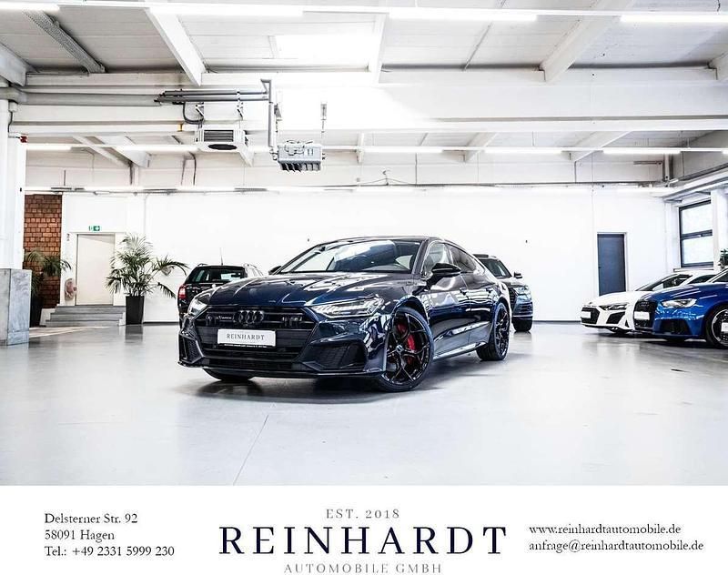 Firmamentblau metallic Gebraucht 2020 Audi A7 Sportback S-Line Kleinwagen | 41.602 € - Bild 1/3