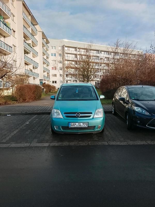 Andere farben Gebraucht 2004 Opel Meriva Van / Kleinbus | 600 € (Superpreis) - Bild 1/4