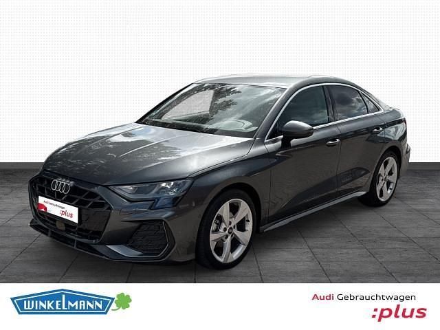 Grau Gebraucht 2024 Audi A3 S-Line Limousine | 32.900 € (Teuer) - Bild 1/4
