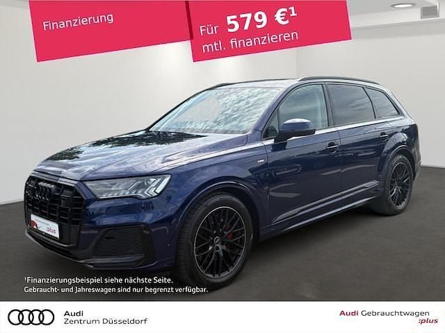 Blau Gebraucht 2023 Audi Q7 S-Line SUV | 72.480 € (Guter Preis) - Bild 1/3