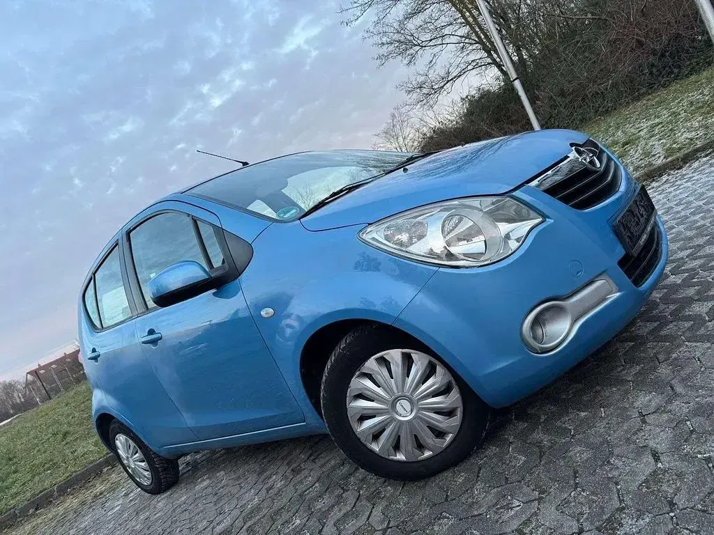 Gebraucht Opel Agila Edition 68 PS (50 kW) 2009 Blau Kleinwagen