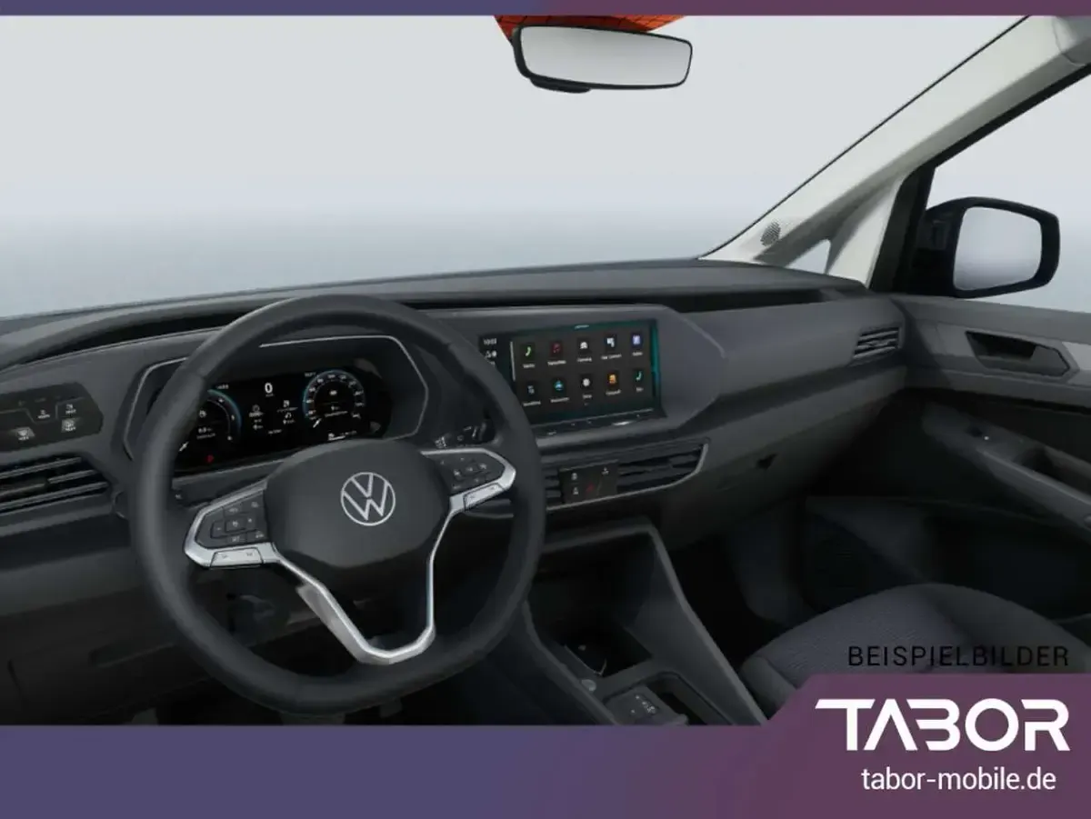 Neu VW Caddy Life 122 PS (89 kW) 2025 Deep black perleffekt Van / Kleinbus