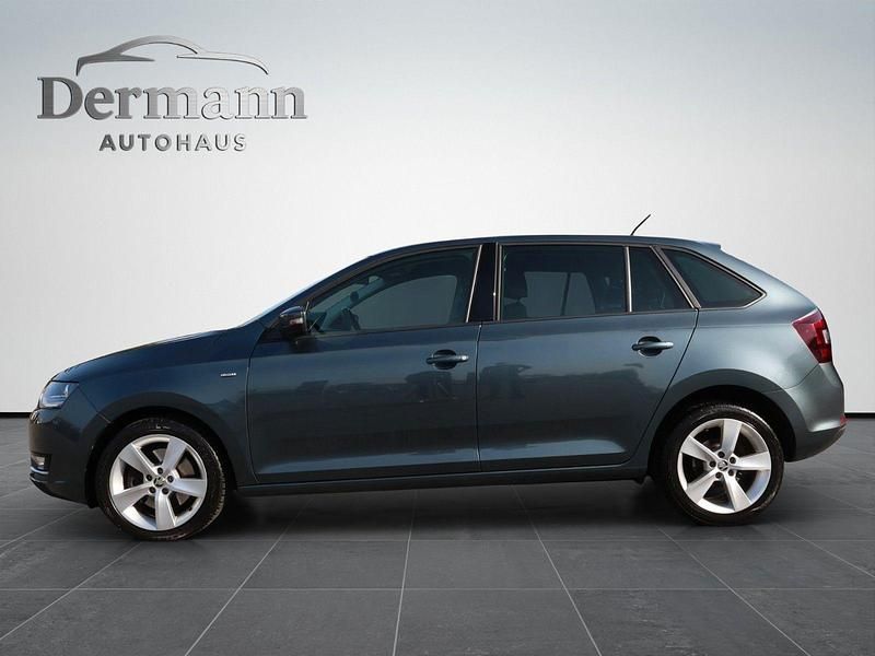 Gebraucht Skoda Rapid Clever 125 PS (91 kW) 2018 Grau Kleinwagen