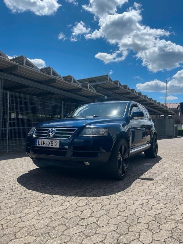 Blau Gebraucht 2005 VW Touareg Individual SUV | 5.799 € (Fairer Preis) - Bild 1/4
