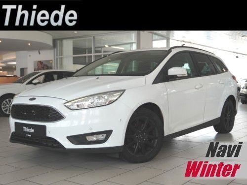 Frozen white Gebraucht 2016 Ford Focus Limousine | 4.900 € (Superpreis) - Bild 1/3