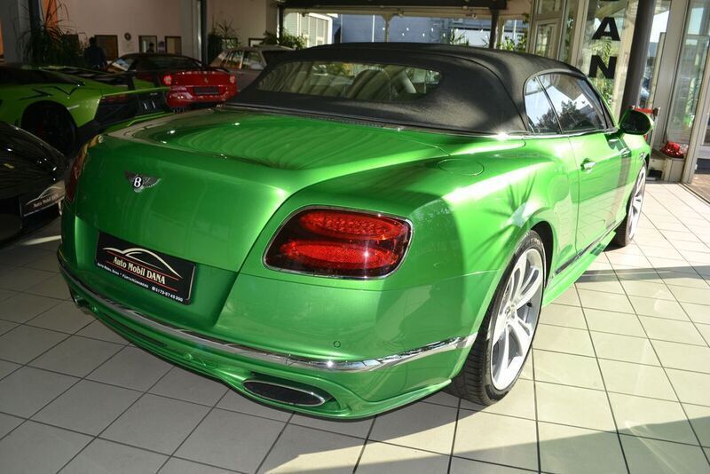 Gebraucht Bentley Continental GT Convertible 635 PS (467 kW) 2015 Grün metallic Cabrio