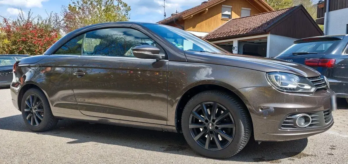 Brugt VW Eos Sportline 140 HK (102 kW) 2014 Brun Cabriolet