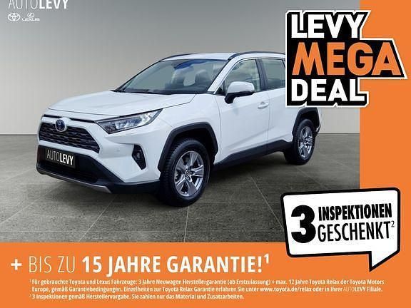Schneeweiß Gebraucht 2024 Toyota RAV4 Hybrid Business Edition SUV | 35.890 € (Superpreis) - Bild 1/4