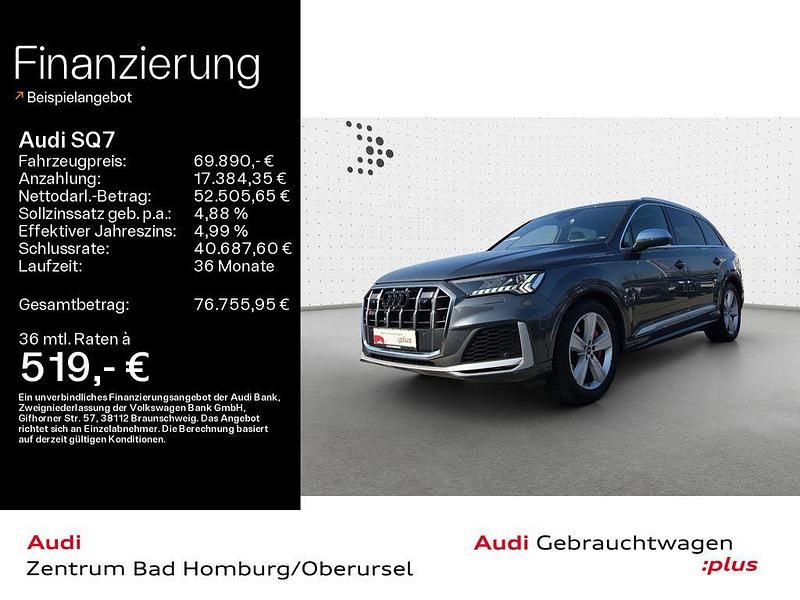 Gebraucht Audi SQ7 Sport 507 PS (372 kW) 2022 Daytonagrau perleffekt SUV