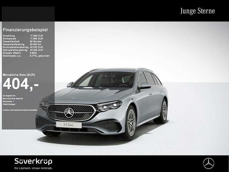 Silber Gebraucht 2023 Mercedes E300 Premium Limousine | 51.300 € (Superpreis) - Bild 1/2