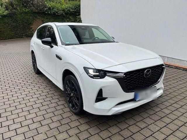 Weiß Gebraucht 2024 Mazda CX-60 Homura-Line SUV | 39.490 € - Bild 1/4