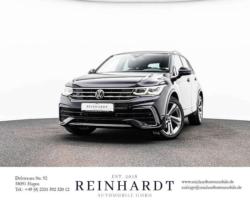Deep black perleffekt Gebraucht 2022 VW Tiguan R-line SUV | 32.240 € (Superpreis) - Bild 1/3