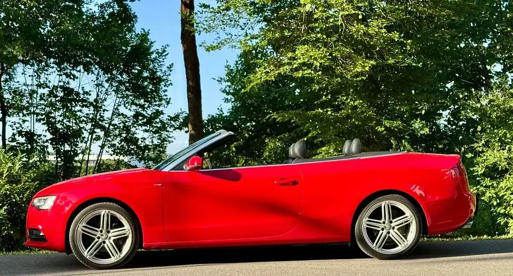 Gebraucht Audi A5 Cabriolet S-Line 245 PS (180 kW) 2014 Rot Cabrio