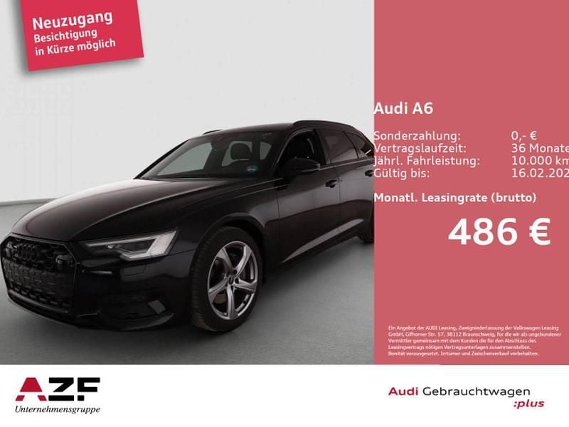 Mythosschwarz metallic Gebraucht 2025 Audi A6 Advanced Kombi | 52.590 € (Guter Preis) - Bild 1/4