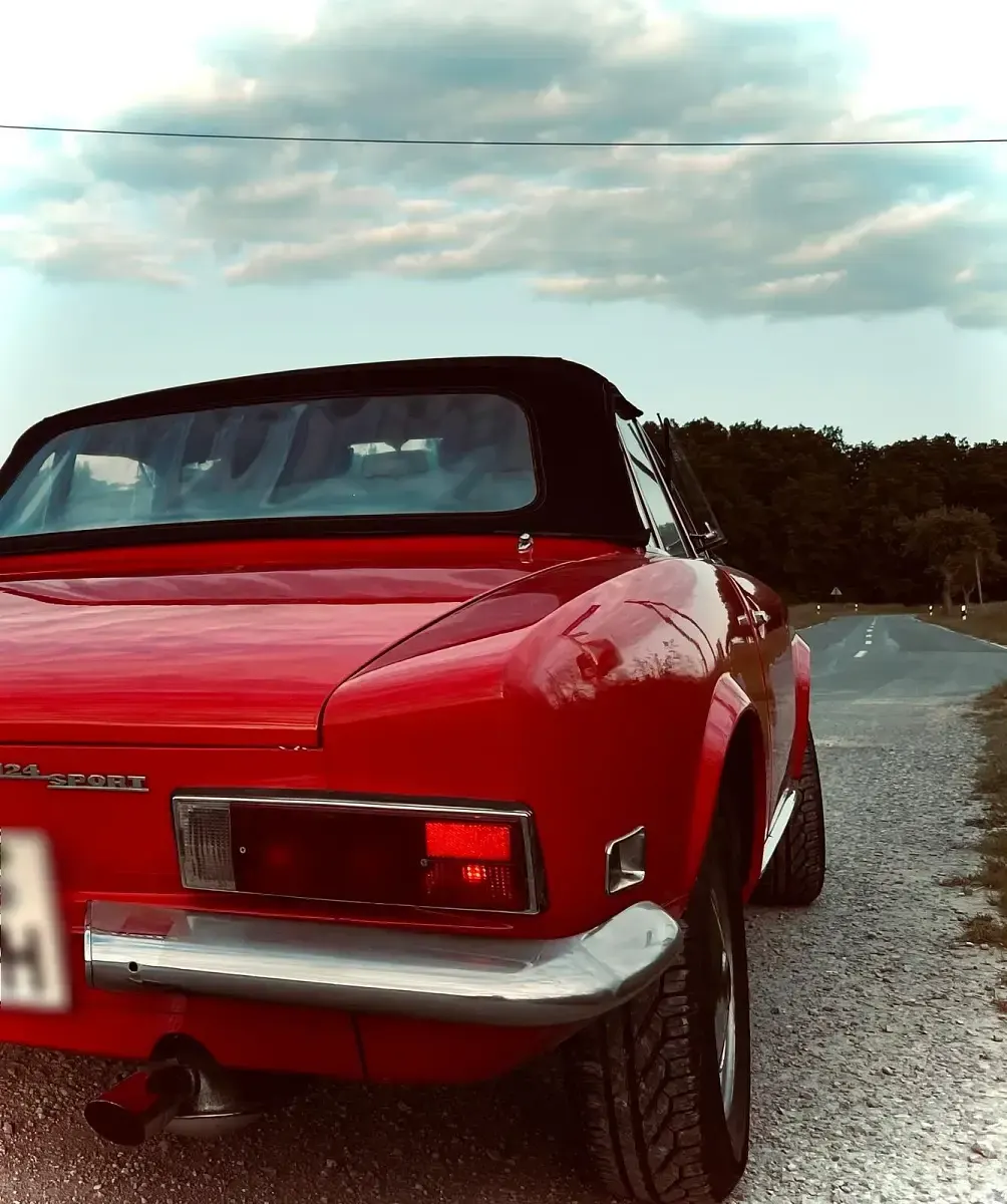 Gebraucht Fiat 124 104 PS (76 kW) 1971 Rot Cabrio