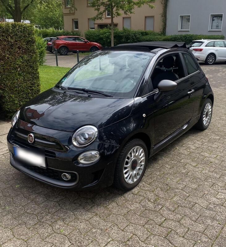 Schwarz Gebraucht 2016 Fiat 500S Cabrio | 10.500 € - Bild 1/4