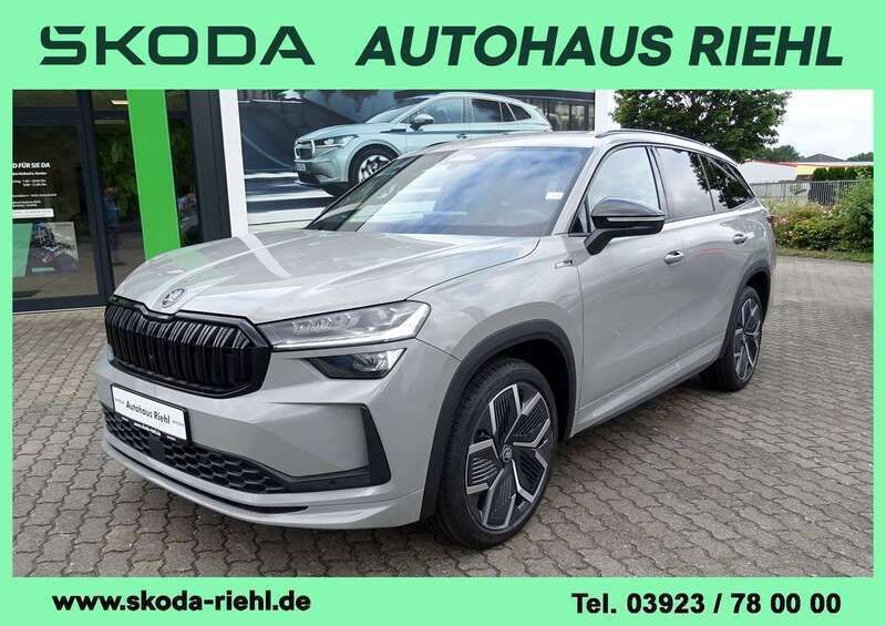 Stahlgrau Neu 2025 Skoda Kodiaq SportLine SUV | 49.998 € (Teuer) - Bild 1/4