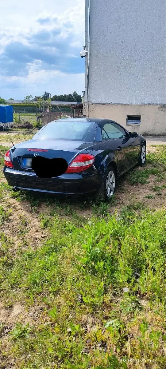 Brugt Mercedes SLK200 2004 Blå Cabriolet