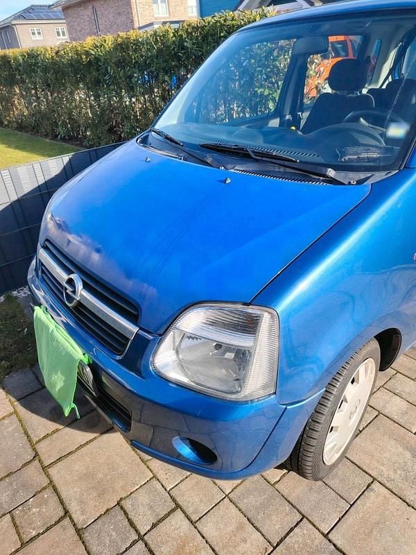 Gebraucht Opel Agila 60 PS (44 kW) 2004 Blau Van / Kleinbus
