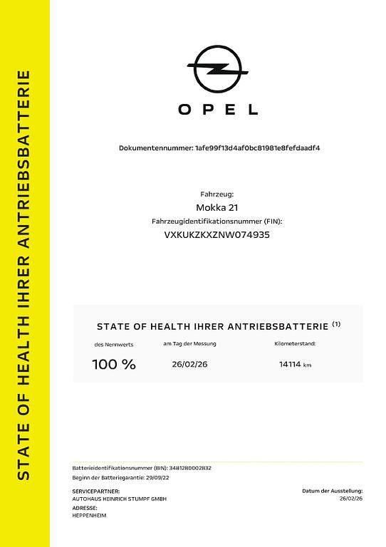 Gebraucht Opel Mokka-e Elegance 100 kW (136 PS) 2022 Rot SUV