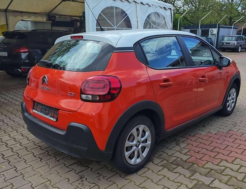 Gebraucht Citroën C3 Feel 82 PS (60 kW) 2017 Bicolour orang / weiss Kleinwagen