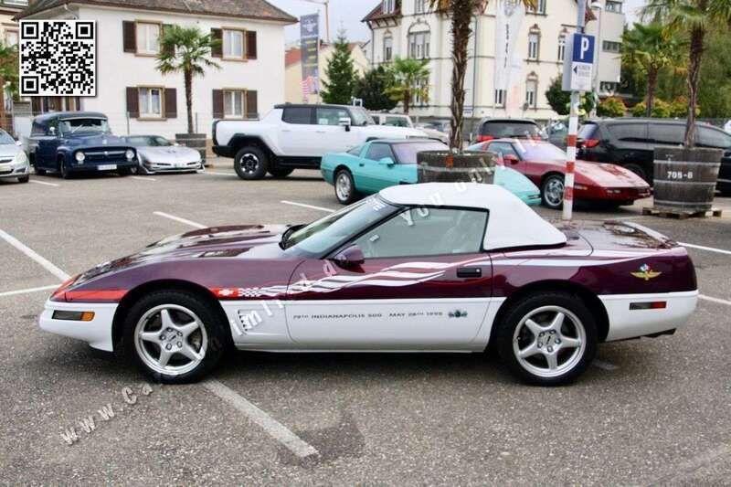 Darkpurplearcticwhite Gebraucht 1995 Corvette C4 Cabrio | 33.500 € - Bild 1/4