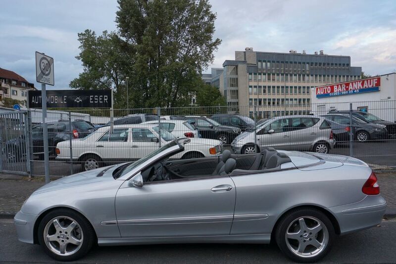 Usata Mercedes CLK280 231 CV (169 kW) 2006 Argento Cabrio