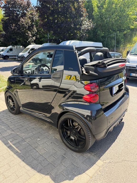 Schwarz Gebraucht 2009 Smart ForTwo Cabrio Brabus Cabrio | 4.999 € (Superpreis) - Bild 1/4