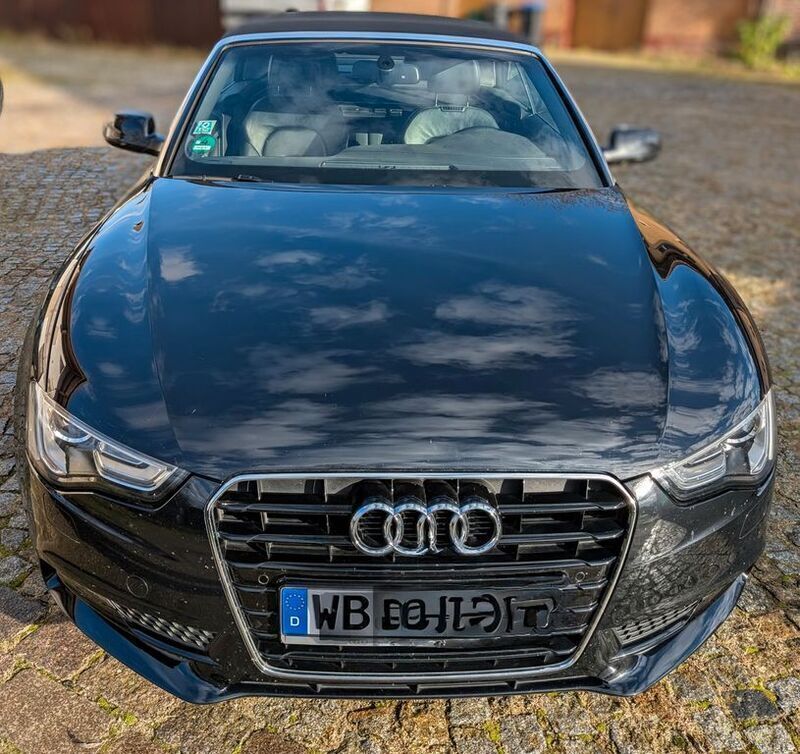 Schwarz Gebraucht 2012 Audi A5 Cabriolet Sport Cabrio | 14.499 € (Fairer Preis) - Bild 1/4