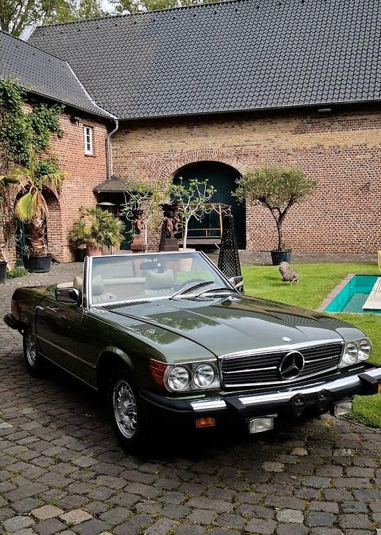 Gebraucht Mercedes SL450 218 PS (160 kW) 1976 Grün Cabrio