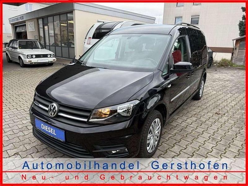 Schwarz Gebraucht 2016 VW Caddy Maxi Trendline Van / Kleinbus | 16.980 € (Teuer) - Bild 1/4
