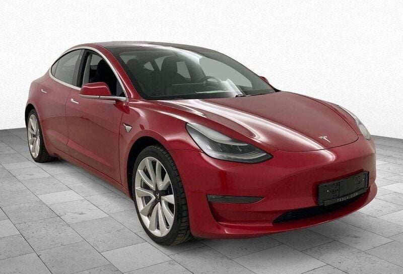 Gebraucht Tesla Model 3 Long Range AWD 350 kW (476 PS) 2019 Rot metallic Limousine