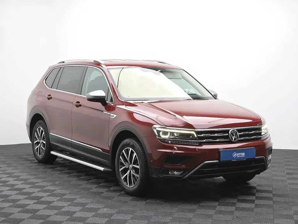 Gebraucht VW Tiguan Allspace Comfortline 179 PS (131 kW) 2018 Rot SUV