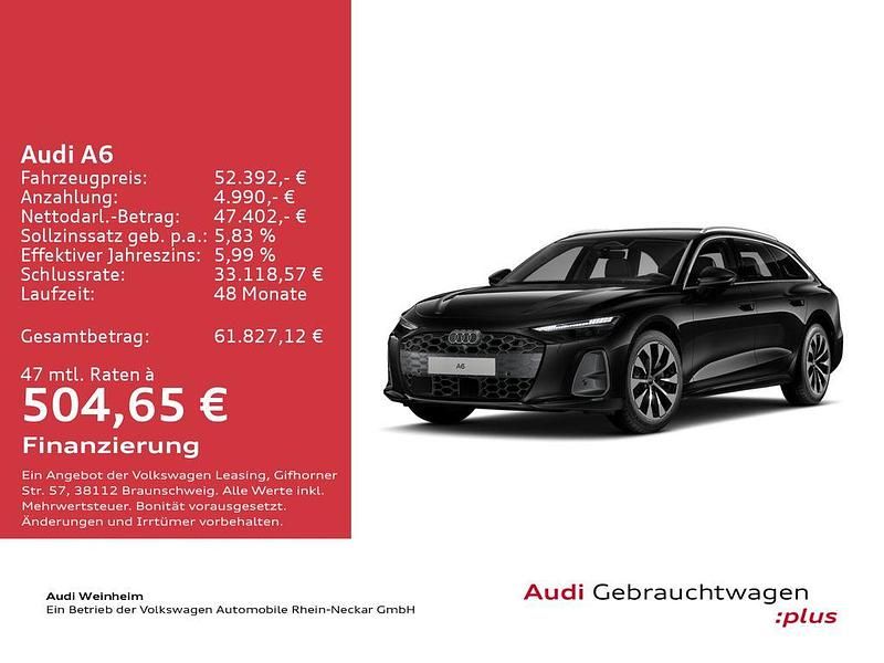 Gebraucht Audi A6 Ambiente 204 PS (150 kW) 2025 Mythosschwarz metallic Kombi