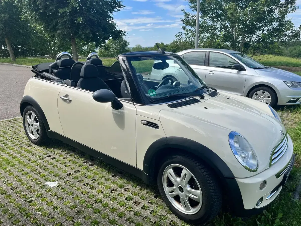 Gebraucht Mini One Cabriolet 90 PS (66 kW) 2006 Weiß Cabrio