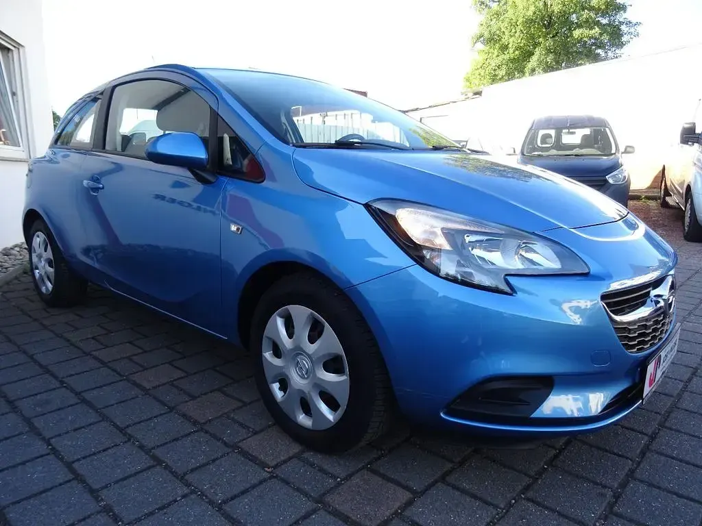 Gebraucht Opel Corsa Edition 90 PS (66 kW) 2015 Blau Kleinwagen
