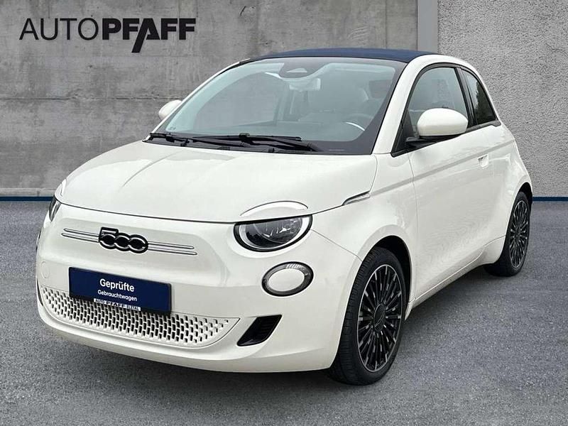 Arktis weiß Gebraucht 2022 Fiat 500e Icon Cabrio | 19.990 € (Superpreis) - Bild 1/4
