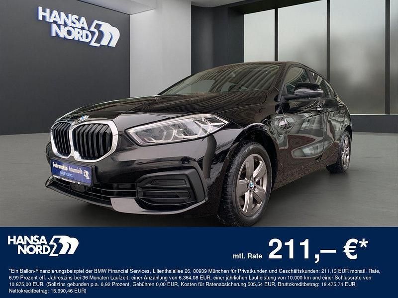 Schwarz Gebraucht 2021 BMW 118 Advantage Kleinwagen | 21.250 € (Fairer Preis) - Bild 1/4