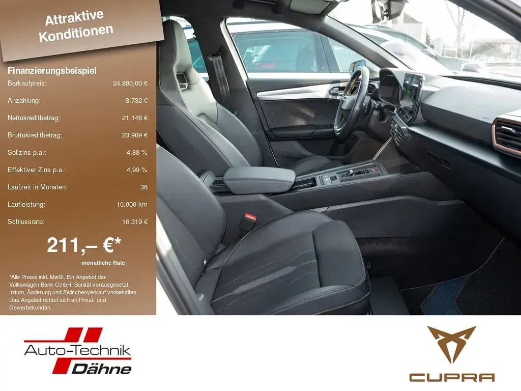 Käytetty Cupra Leon Basis 150 HP (110 kW) 2023 Valkoinen Sedan