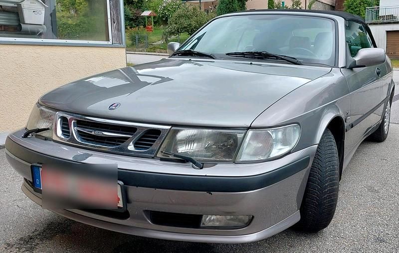 Grau Gebraucht 2003 Saab 9-3 Cabriolet Cabrio | 2.650 € - Bild 1/4