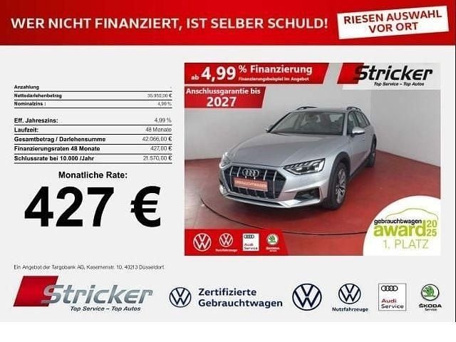 Silber (florettsilber metallic) Gebraucht 2022 Audi A4 Allroad Ambiente Kombi | 35.949 € (Fairer Preis) - Bild 1/4