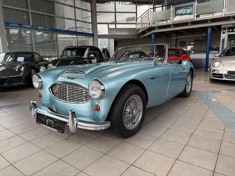 Blau Gebraucht 1957 Austin Healey 100 Cabrio | 52.900 € - Bild 1/4