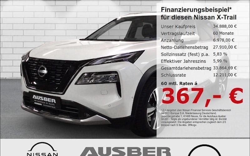 Weiß Gebraucht 2022 Nissan X-Trail Tekna SUV | 34.888 € (Fairer Preis) - Bild 1/4