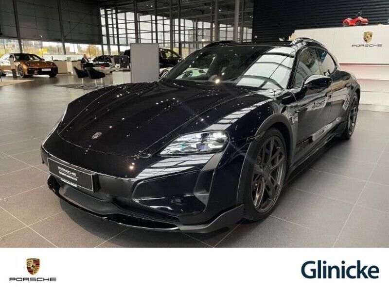 Tiefschwarzmetallic Gebraucht 2025 Porsche Taycan Turbo Limousine | 199.970 € - Bild 1/4