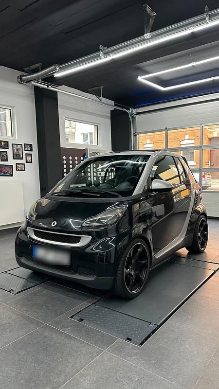 Schwarz Gebraucht 2009 Smart ForTwo Cabrio Brabus Cabrio | 5.999 € - Bild 1/4