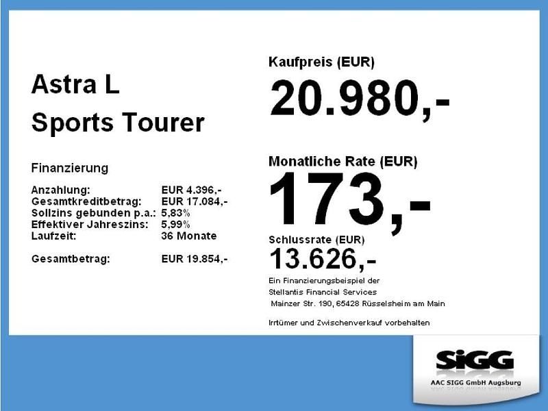 Gebraucht Opel Astra 131 PS (96 kW) 2024 Weiss Kombi