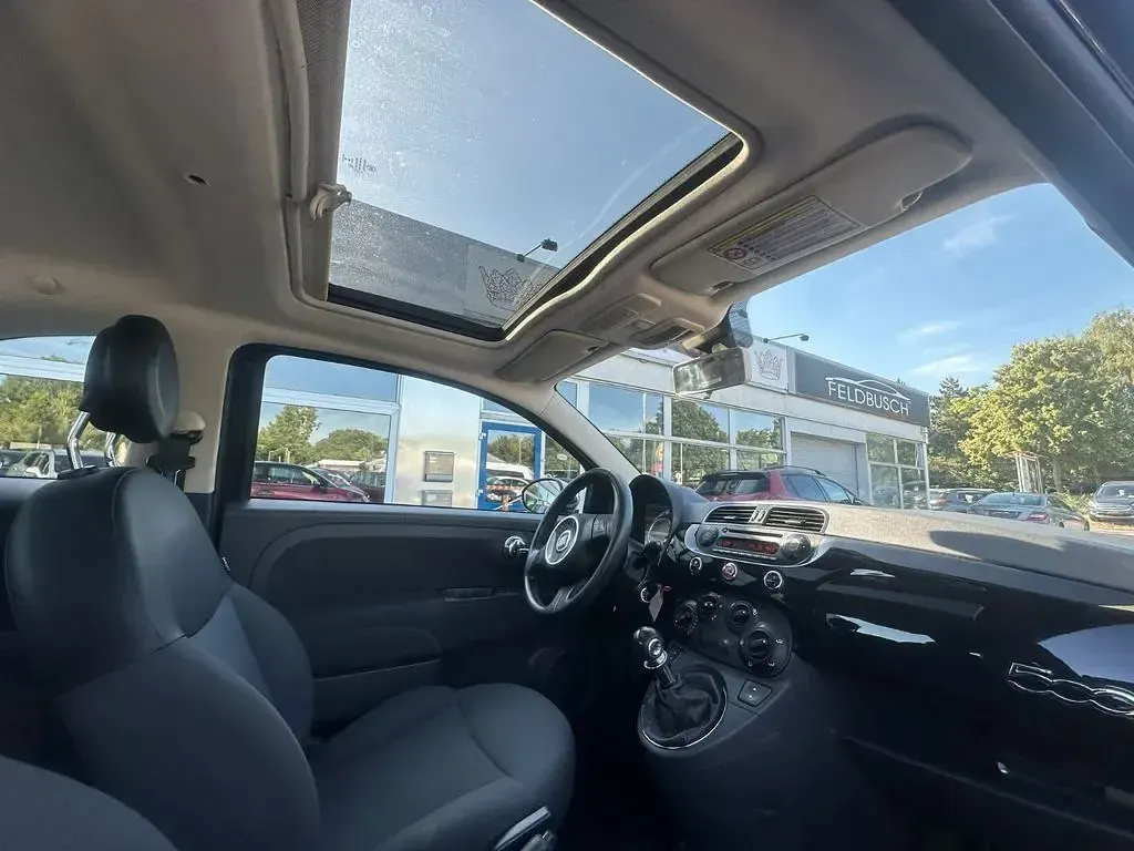 Gebraucht Fiat 500 Pop 69 PS (50 kW) 2013 Schwarz Limousine