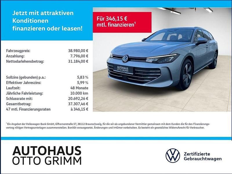 Gebraucht VW Passat Business 150 PS (110 kW) 2025 Silber Limousine