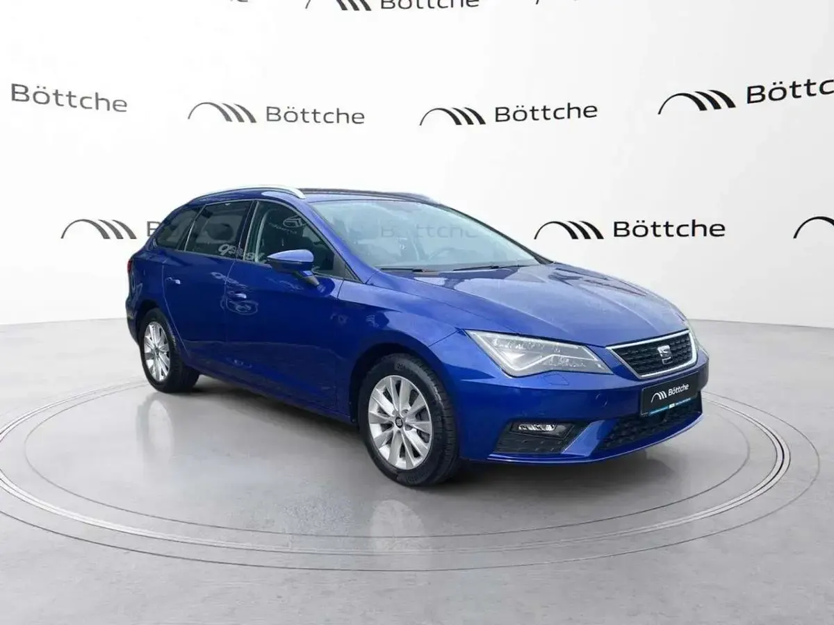 Gebraucht Seat Leon Style 131 PS (96 kW) 2019 "mystery" blau Kombi